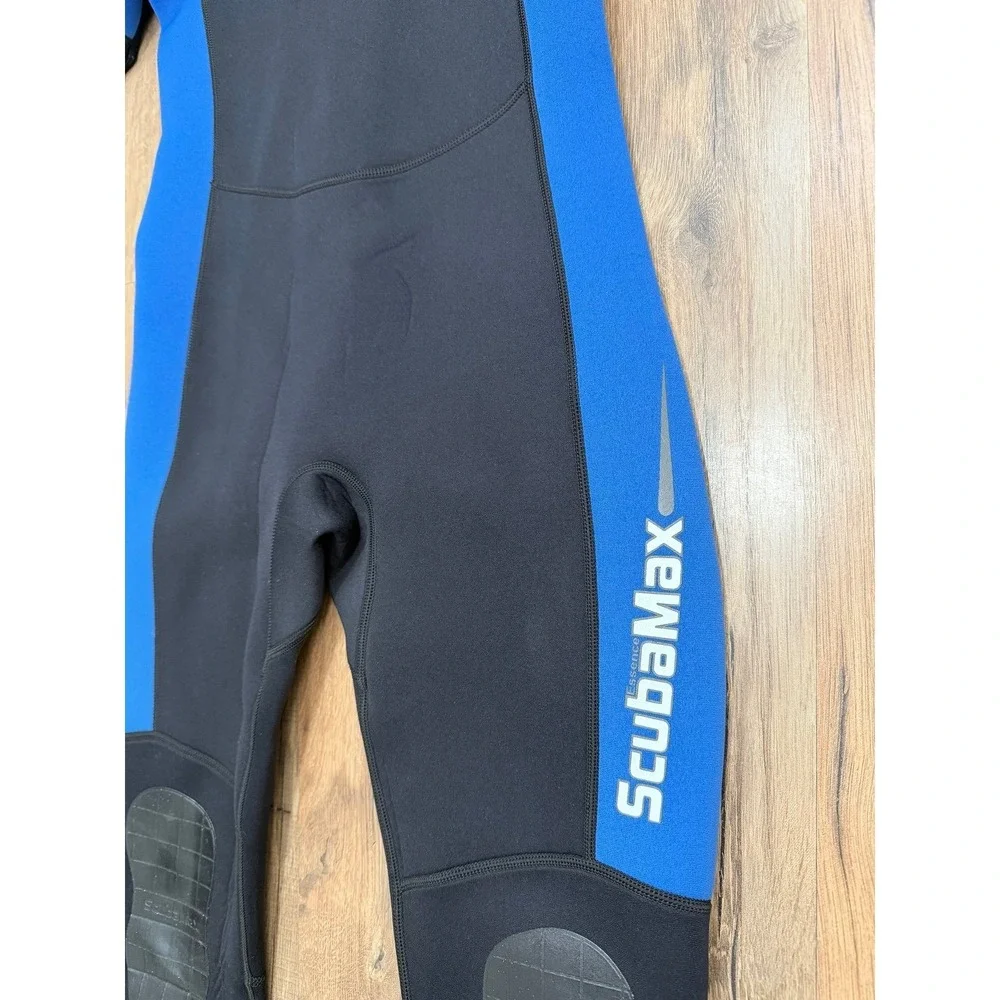 ScubaMax 3mm Wetsuit Size 14 Youth Full Body Diving Surf‎ Suit Black Blue